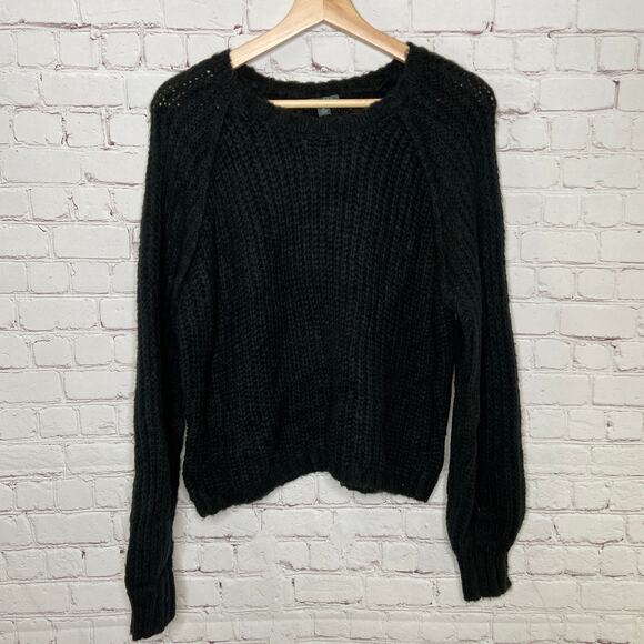 Wild Fable Ebony Black Knit Pullover Sweater XS - Picture 7 of 10